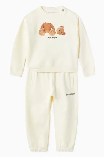 Bear Graphic Sweatshirt in cotton