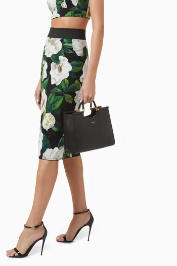 حقيبة يد سيسيلي صغيرة جلد نابا