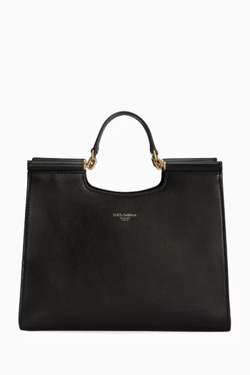 حقيبة يد سيسيلي صغيرة جلد نابا