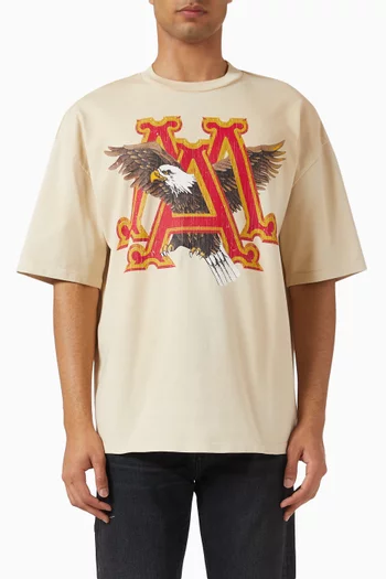 Vintage MA Eagle Oversized T-shirt in Cotton