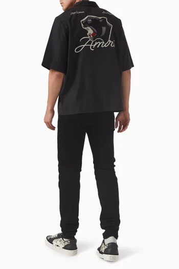 Panther Bowling Shirt in Modal