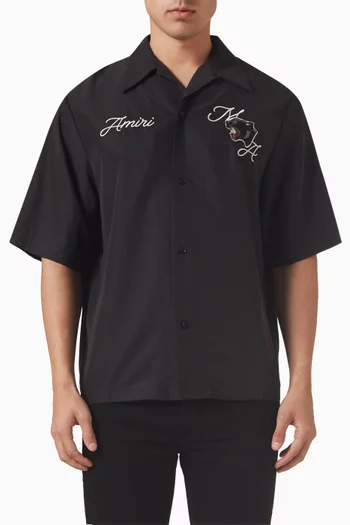 Panther Bowling Shirt in Modal