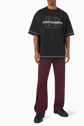 Logo Print T-shirt in Cotton