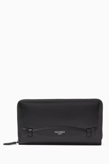 Long Wallet in Leather