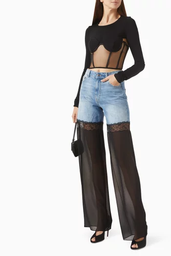 Rebecca Hybrid Jeans in Denim