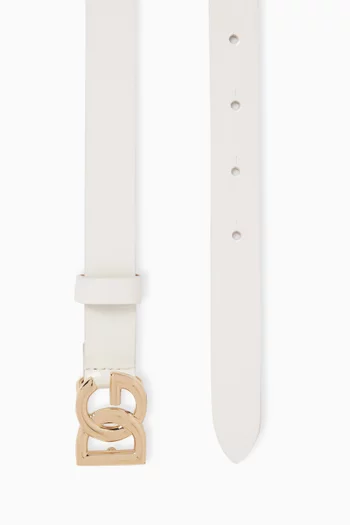 DG Logo Belt in Leather