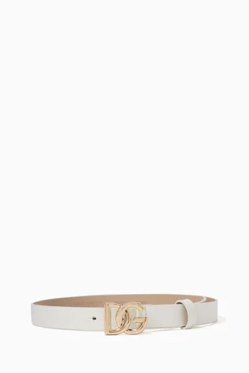 DG Logo Belt in Leather