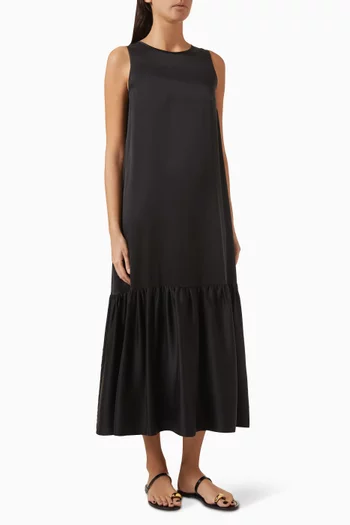 Rhea Dress in Silk-charmeuse