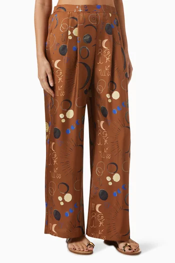 Isola Pants in Silk Twill