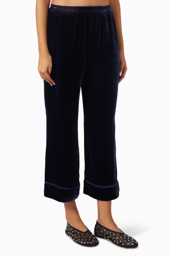 Brescia Pants in Viscose Velvet