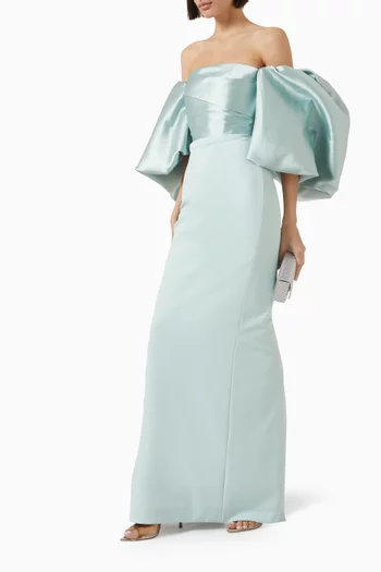 Floris Off-shoulder Maxi Dress