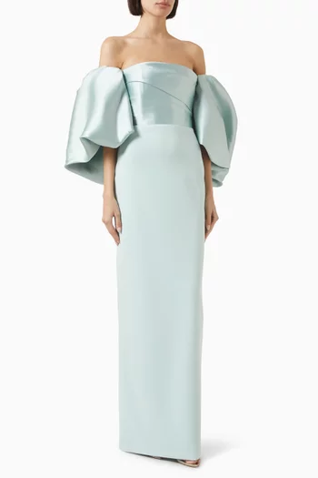 Floris Off-shoulder Maxi Dress