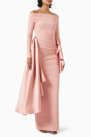 Kiana Off-shoulder Maxi Dress