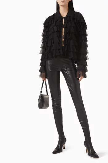 High-waisted Leggings in Vegan Leather