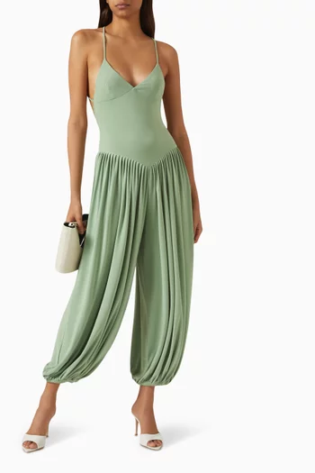 Kenny Jumpsuit in Poly-lycra