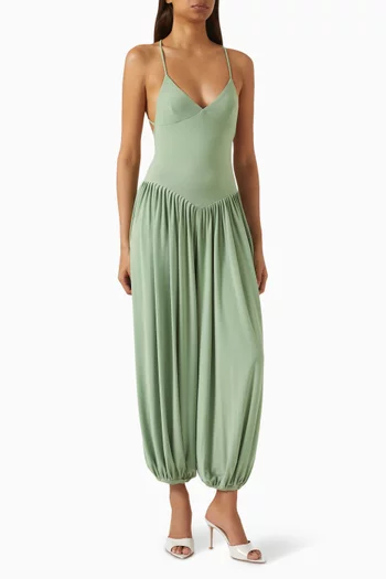 Kenny Jumpsuit in Poly-lycra