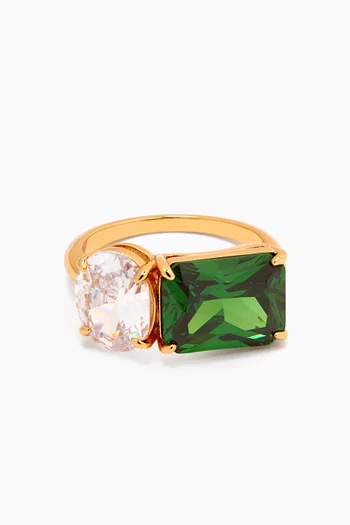 The Eclectic Ring in Gold-plated Brass