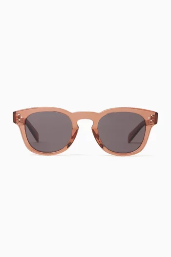 Round-frame Sunglasses in Acetate