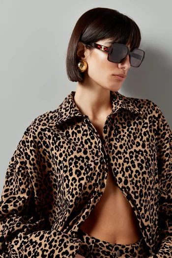 Triomphe Butterfly Sunglasses in Acetate