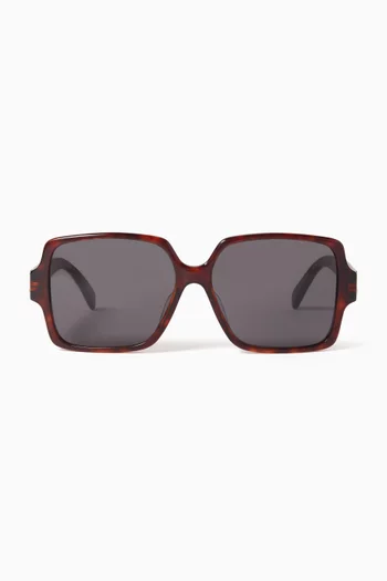 Triomphe Butterfly Sunglasses in Acetate