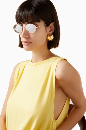 نظارة شمسية جي في سبيد بانتوس بإطار معدن