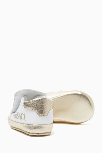 Baby Logo Sneakers in Leather