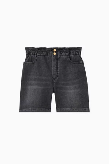 Denim Shorts in Stretch-Jersey
