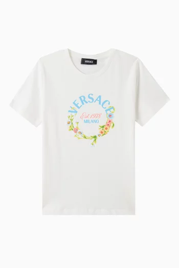 Logo Print T-shirt in Cotton