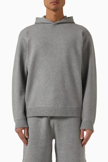Relaxed Hoodie in Viscose-blend