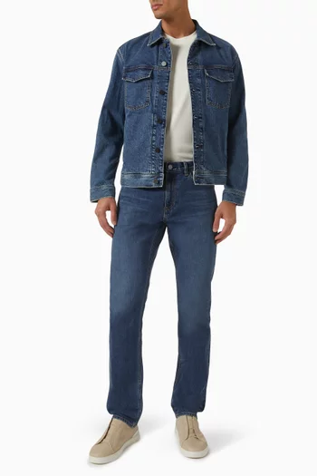 City Trucker Jacket in Stretch-denim