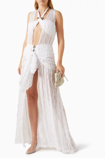 Aveline Crochet Maxi Dress