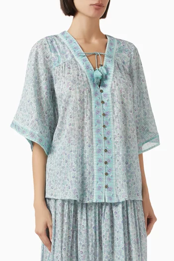 Little Bird Blouse in Organic Cotton Blend