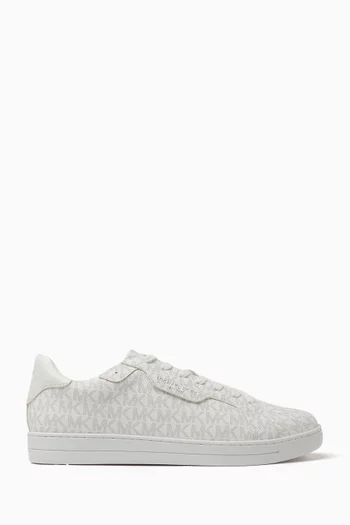 Keating Logo Sneakers in Coated-canvas