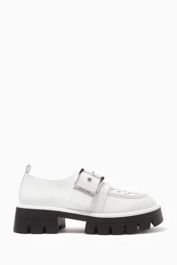 Colby Grommeted Loafers in Leather