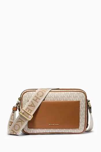 Large Maeve Logo Crossbody Bag in Coated-canvas