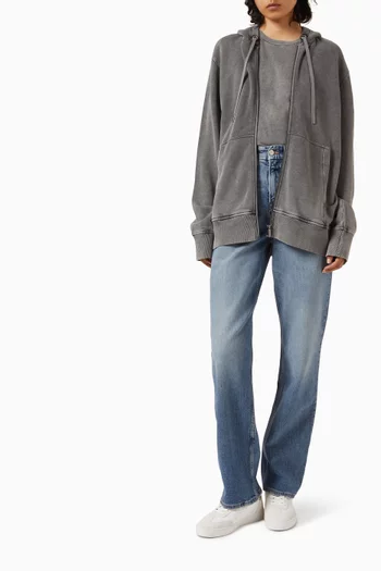 Unisex Garment-washed T-shirt in Cotton-jersey