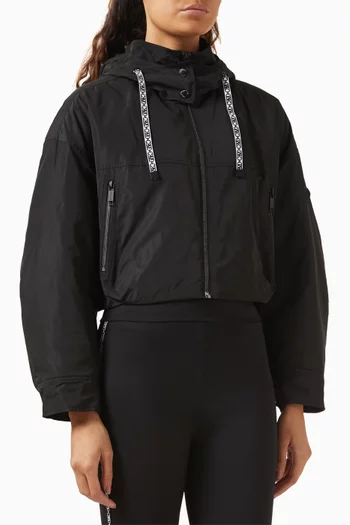 Cropped Hooded Jacket