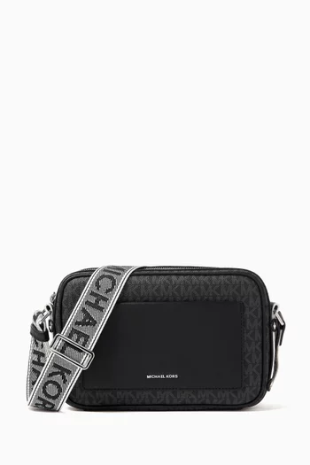 Large Maeve Logo Crossbody Bag in Coated-canvas