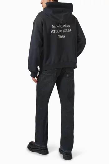 Logo Hoodie in Cotton Fleece