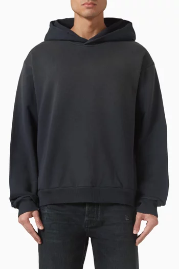 Logo Hoodie in Cotton Fleece