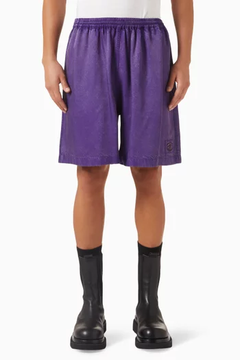 Garment Dyed Shorts in Fluid Twill