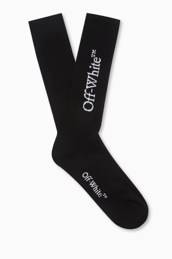 Long Bookish Socks in Cotton