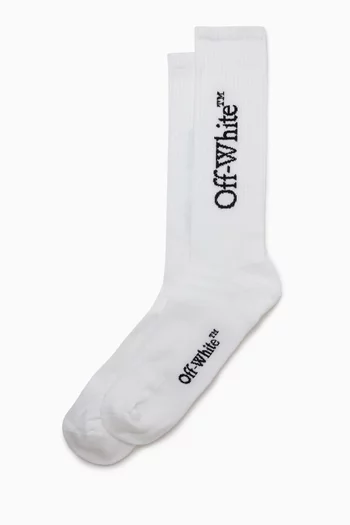 Long Bookish Socks in Cotton