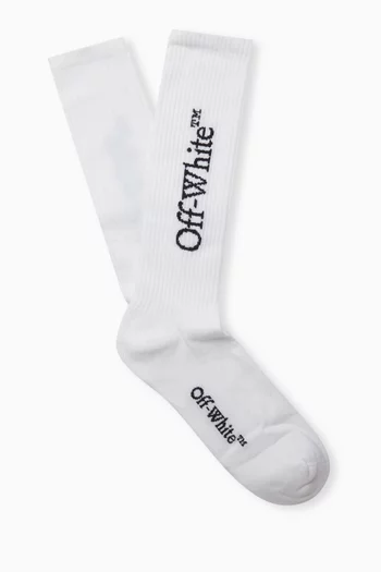 Long Bookish Socks in Cotton
