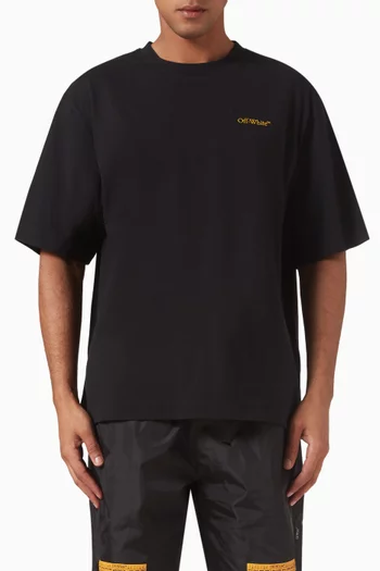 Tape Arrow Skate T-shirt in Cotton