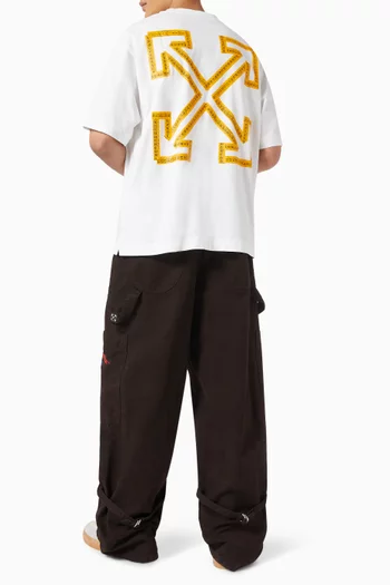 Tape Arrow Skate T-shirt in Cotton