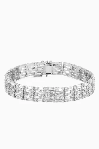 Stone Bracelet in 925 Sterling Silver