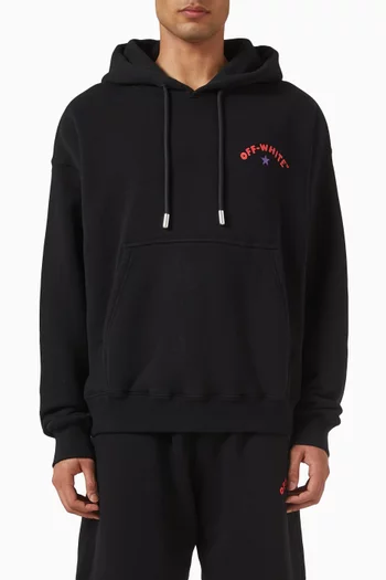 Star Arrow Skate Hoodie in Cotton