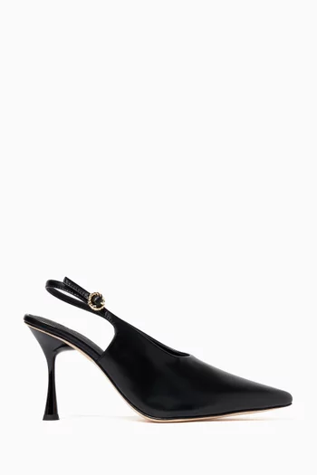 Halo 90 Slingback Pumps in Leather