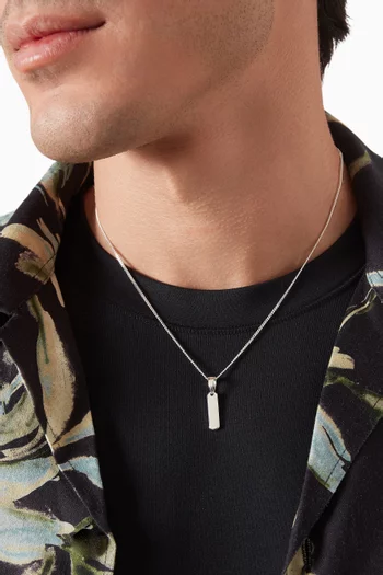 Totem Pendant Necklace in Sterling Silver